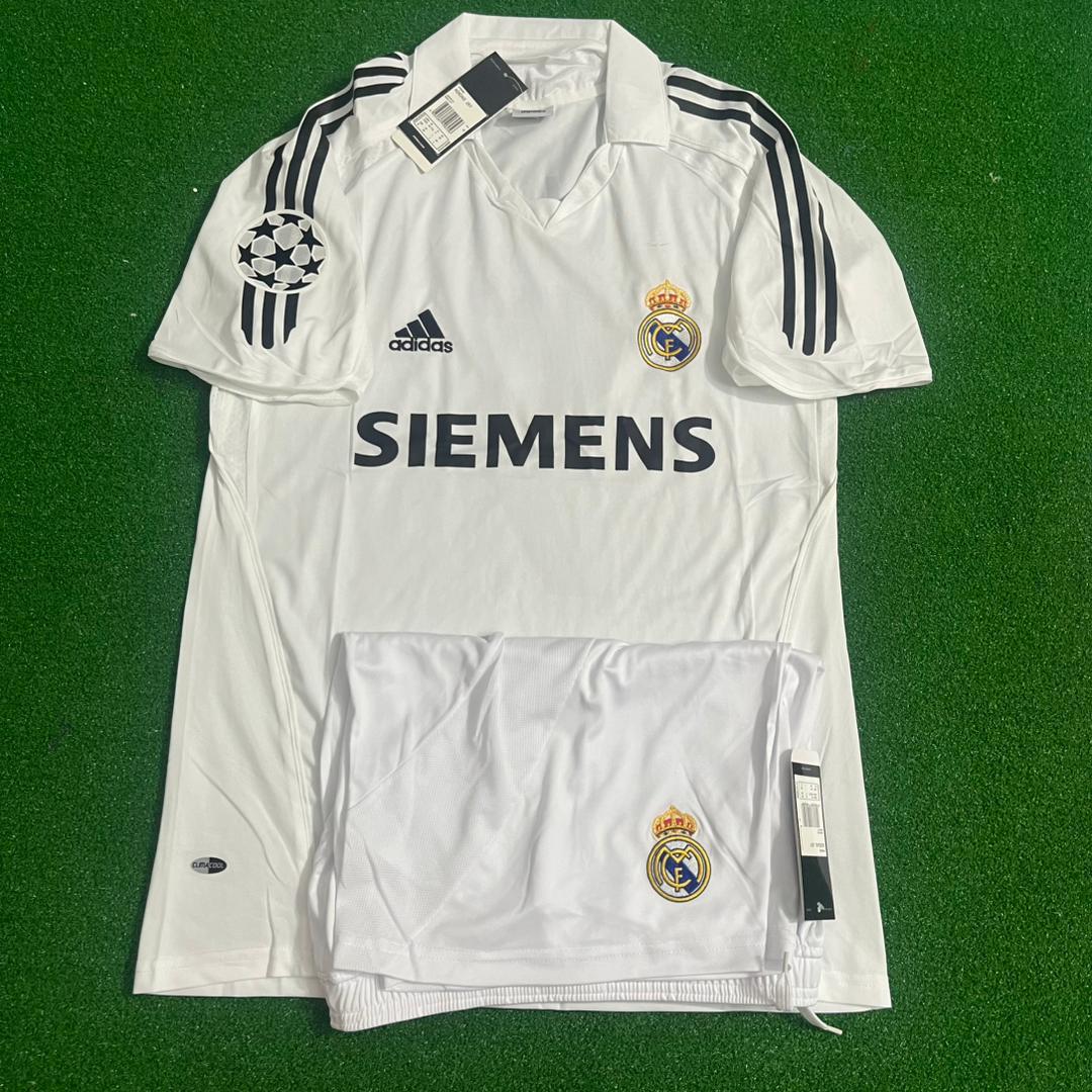 Zinedine Zidane Real Madrid 2005 2006 White Jersey Shirt Trikot Soccer Shirt