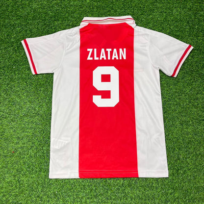 Zlatan Ibrahimović Ajax 2000s White Retro Football Jersey