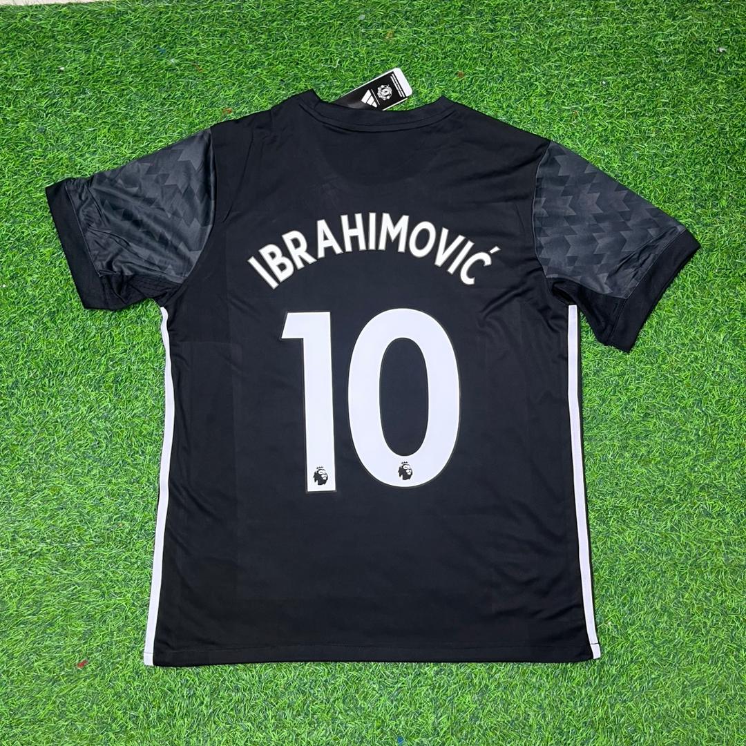 Zlatan Ibrahimovic Manchester United 2017-2018 Black Retro Football Jersey
