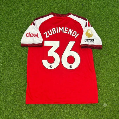 Martín Zubimendi Arsenal Home New Season 2027 Jersey Kit Soccer Trikot Maillot Maglia