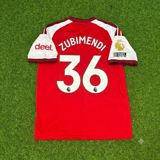 Martín Zubimendi Arsenal Home New Season 2027 Jersey Kit Soccer Trikot Maillot Maglia
