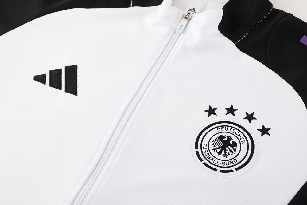 Germany Tracksuit Tracksuit White and Black