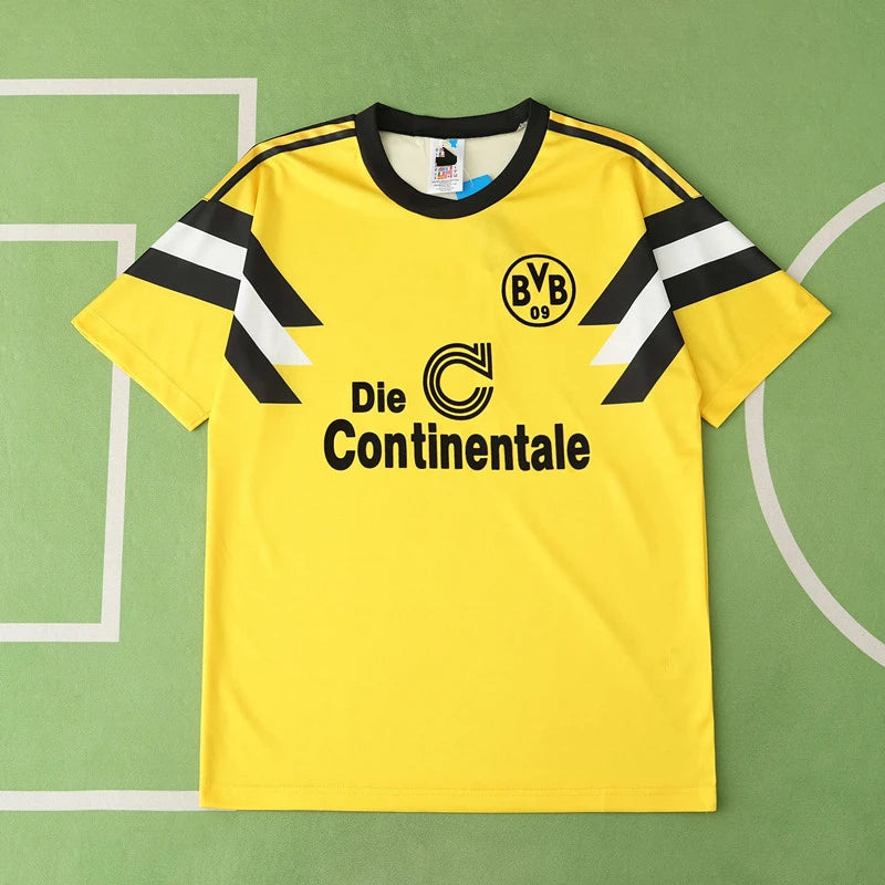 Borussia Dortmund 1989 Retro Trikot Jersey - Sammer, Zorc, Mill Era