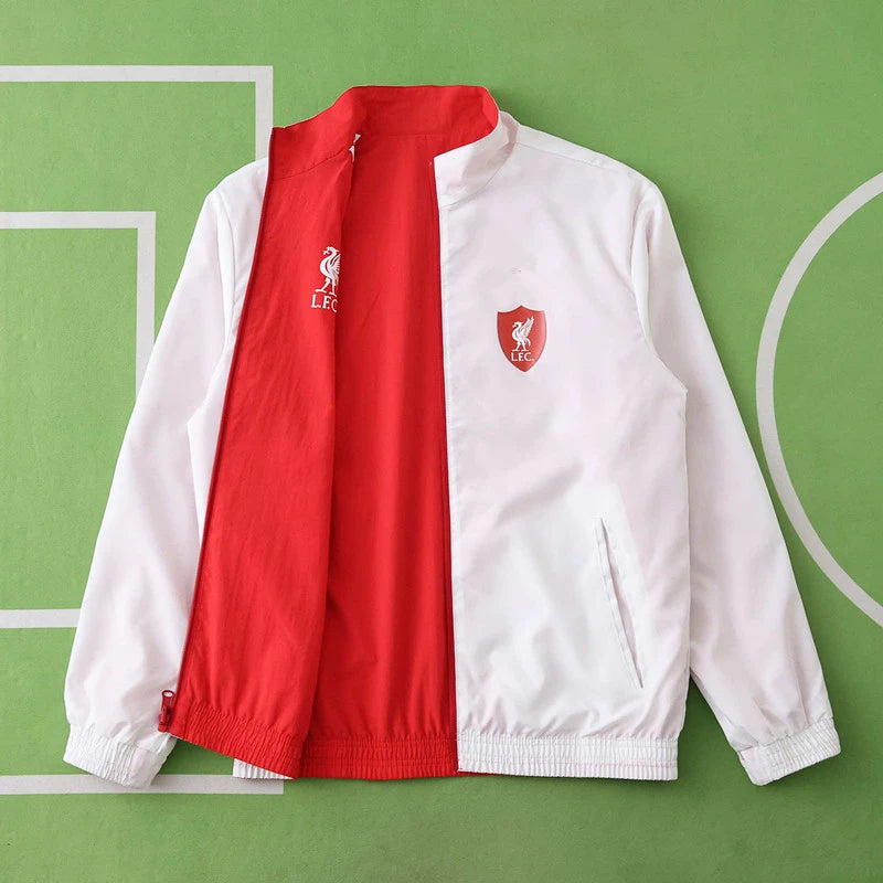 Liverpool 2025–26 Saison Rot Fußball Windbreaker Windjacke