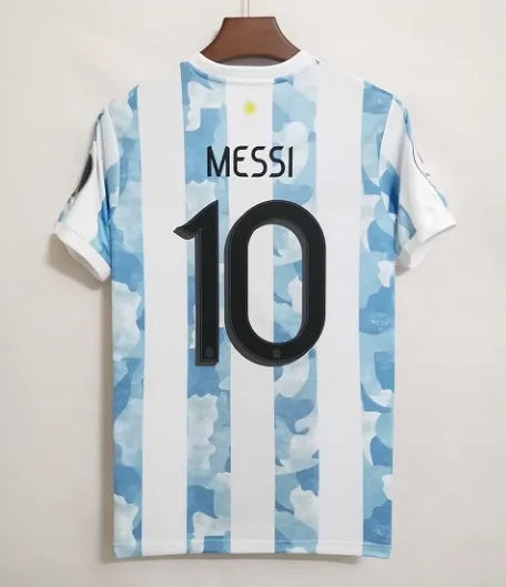 Lionel Messi Argentina Copa America 2021 Home Jersey Maillot Trikot Maglia