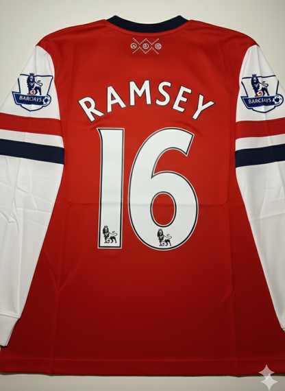 Aaron Ramsey Arsenal 2011-2012 Retro Kit Jersey Trikot Maglia Soccer Shirt