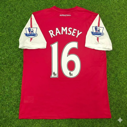 Aaron Ramsey Arsenal 2010-2011  Retro Kit Jersey Trikot Maglia Soccer Shirt