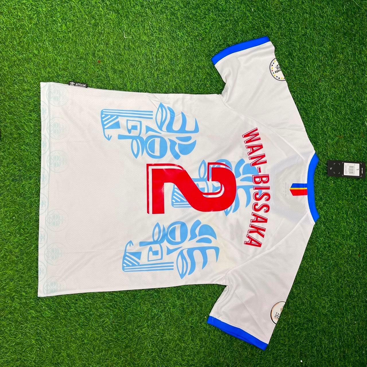 Aaron Wan-Bissaka Democratic Republic of the Congo World Cup 2026 Away Football Jersey Shirt Trikot Maillot