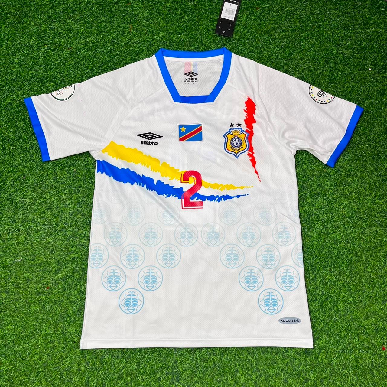 Aaron Wan-Bissaka Democratic Republic of the Congo World Cup 2026 Away Football Jersey Shirt Trikot Maillot