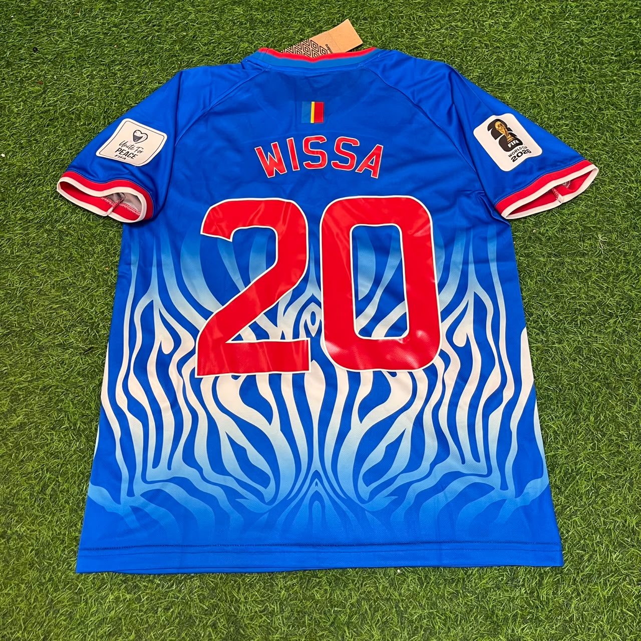 Aaron Wan-Bissaka Democratic Republic of the Congo World Cup 2026 Home Football Jersey Shirt Trikot Maillot