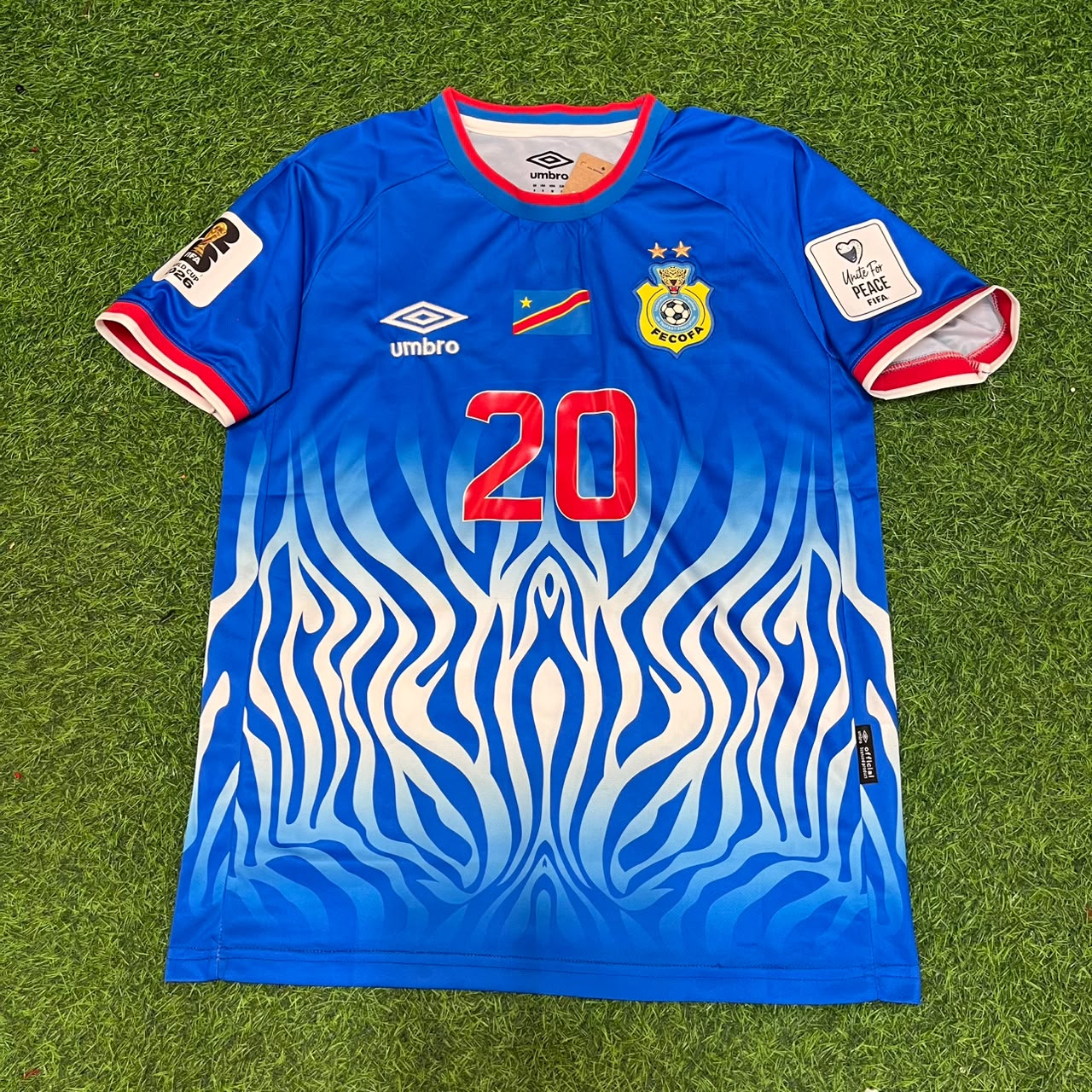 Aaron Wan-Bissaka Democratic Republic of the Congo World Cup 2026 Home Football Jersey Shirt Trikot Maillot