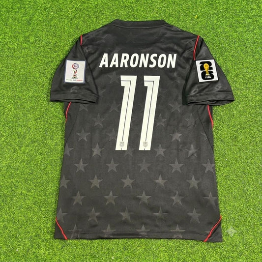 Brenden Aaronson USA 2026 World Cup Black Football Jersey