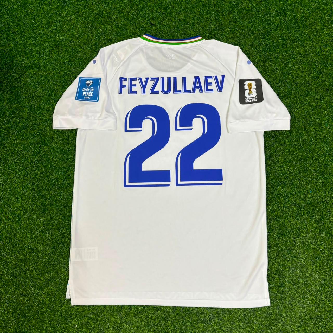 Abbosbek Fayzullaev Uzbekistan 2026 World Cup Football Jersey