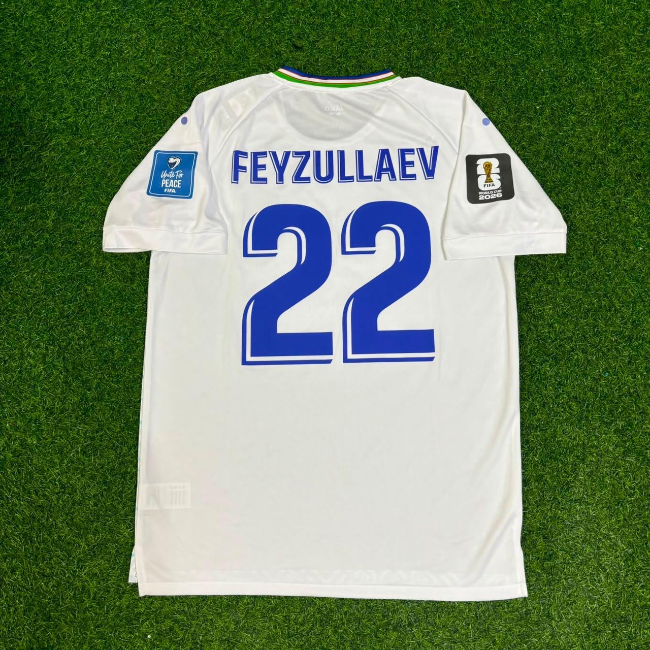 Abbosbek Fayzullaev Uzbekistan 2026 World Cup Football Jersey