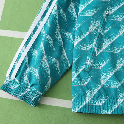 Germany Deutschland Double Sides Windbreaker - Reversible Jacket Green