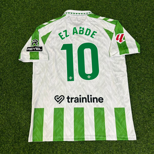 Abde Ezzalzouli #10 Real Betis 2027 Home New Season Green White Football Jersey Trikot Maillot