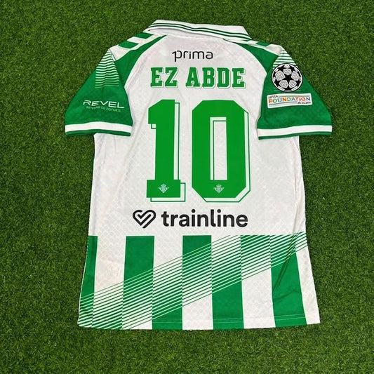 Abde Ezzalzouli #10 Real Betis 2027 Home New Season Green White Football Jersey Trikot Maillot