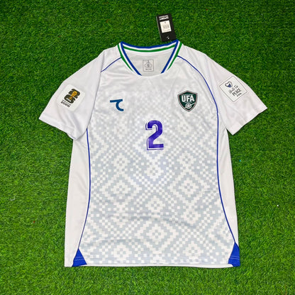 Abdukodir Khusanov Uzbekistan 2026 World Cup Football Jersey