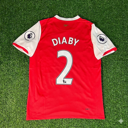 Abou Diaby #2 Arsenal 2006/2008 Season Retro Trikot Jersey