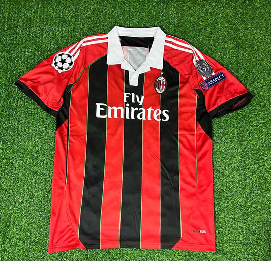 AC Milan 2012/13 Home Retro Kit Jersey – | Trikot | Maillot Soccer Shirt
