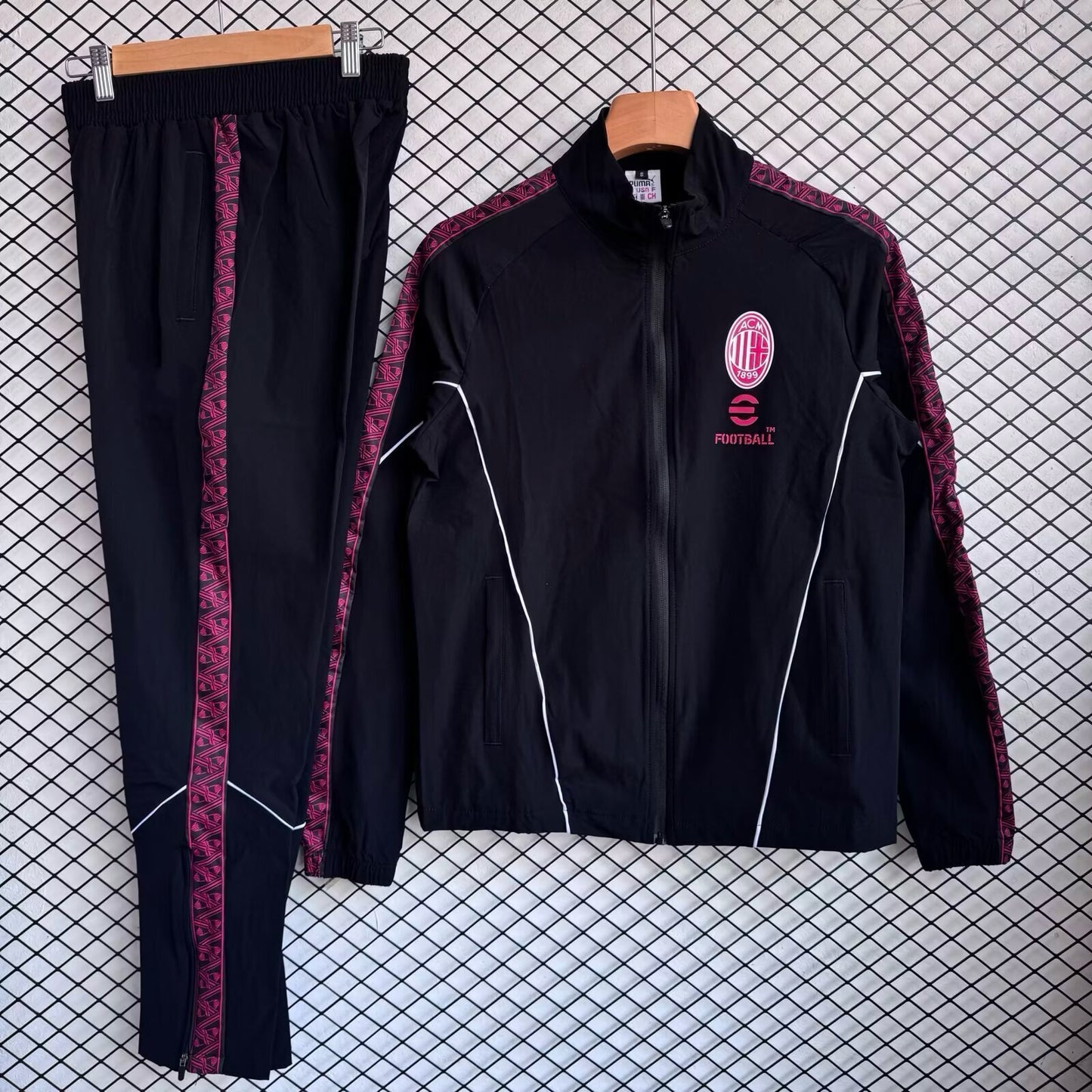 Ac Milan 2025/2026 Tracksuit Windbreaker Jacket Pants