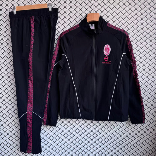 Ac Milan 2025/2026 Tracksuit Windbreaker Jacket Pants