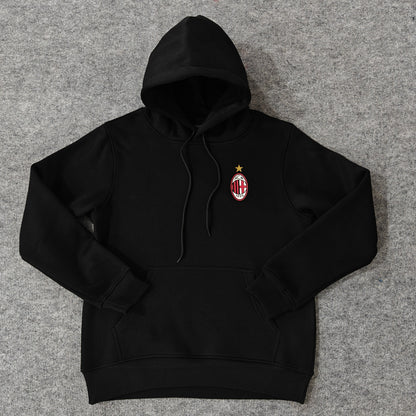 Ac Milan - Hoodie Winter Fleece- Football Kapuzenpullover