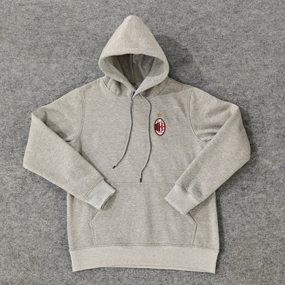 Ac Milan - Hoodie Winter Fleece- Football Kapuzenpullover
