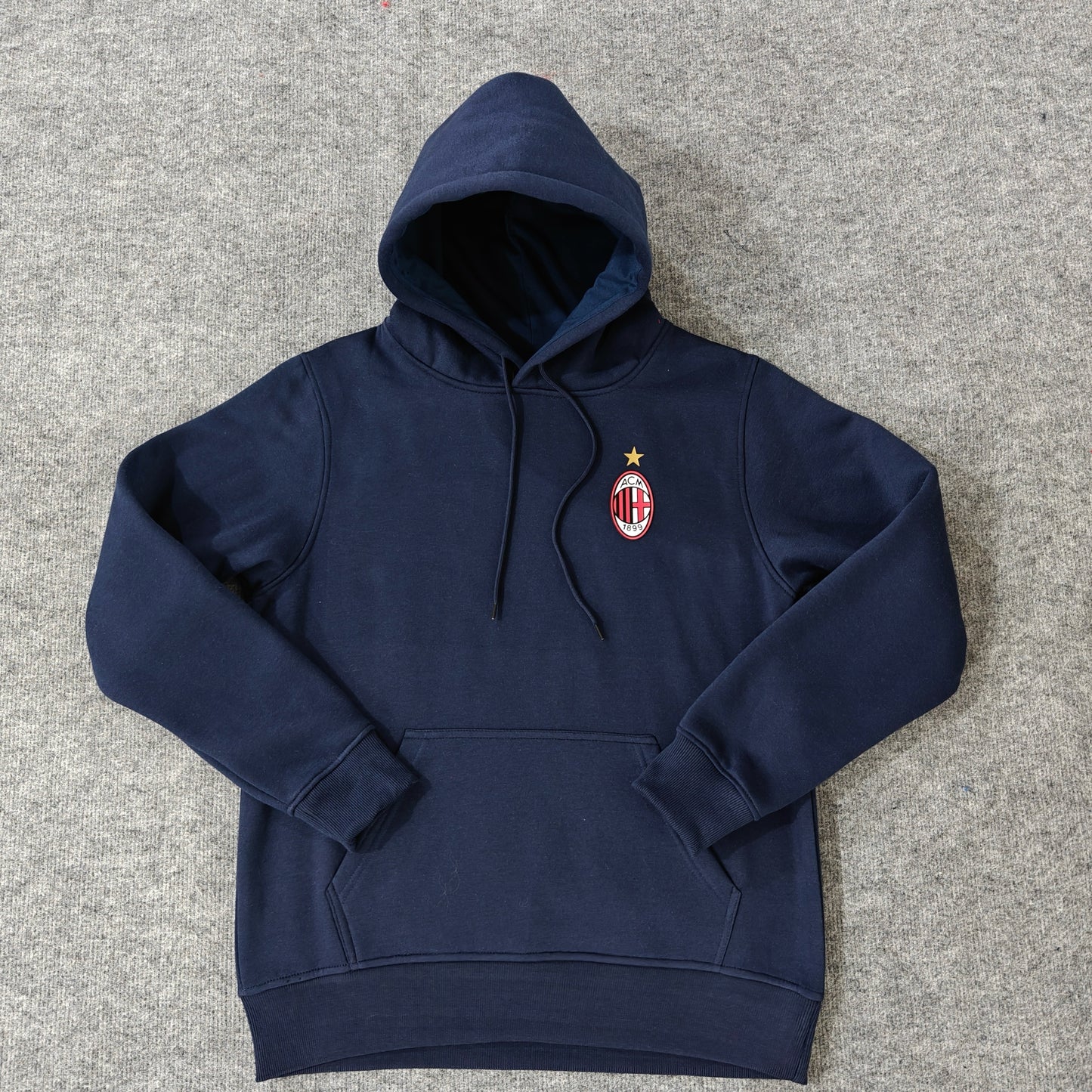 Ac Milan - Hoodie Winter Fleece- Football Kapuzenpullover