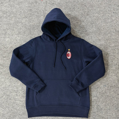 Ac Milan - Hoodie Winter Fleece- Football Kapuzenpullover