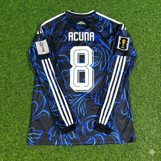 Marcos Acuna Argentina 2026 World Cup Long Sleeve Football Jersey