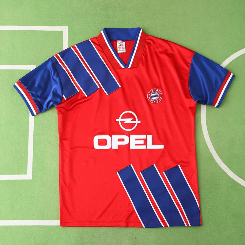 Bayern München 93/95 Season Red Home Retro Jersey Trikot Soccer Shirt