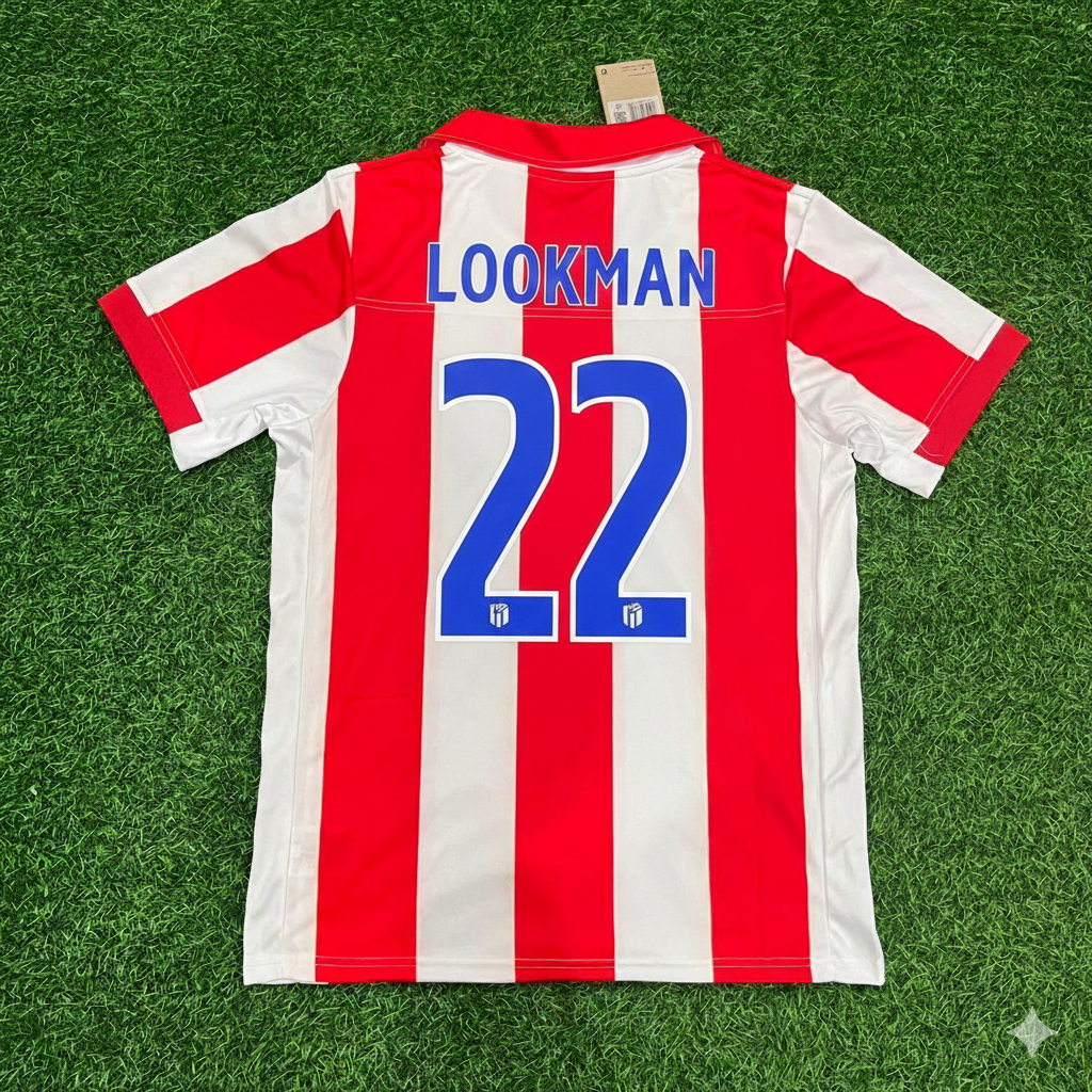Ademola Lookman Atletico de Madrid Retro Soccer Kit Jersey Trikot Maglia Shirt