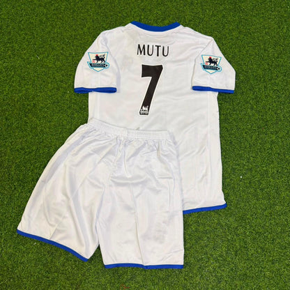 Adrian Mutu Chelsea Away 2004/05 Retro Kids White Football Jersey