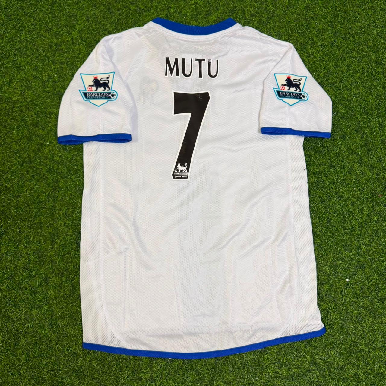Adrian Mutu Chelsea Away 2004/05 Retro Kids White Football Jersey