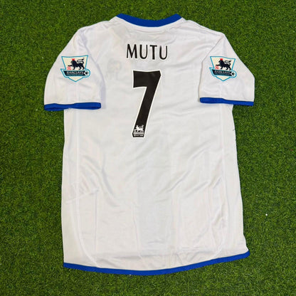 Adrian Mutu Chelsea Away 2004/05 Retro Kids White Football Jersey