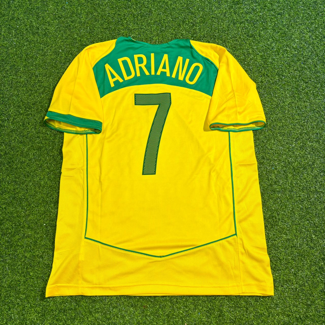 Adriano 7– Brazil 2004–2006 Retro Kit Jersey – | Trikot | Maillot Soccer Shirt