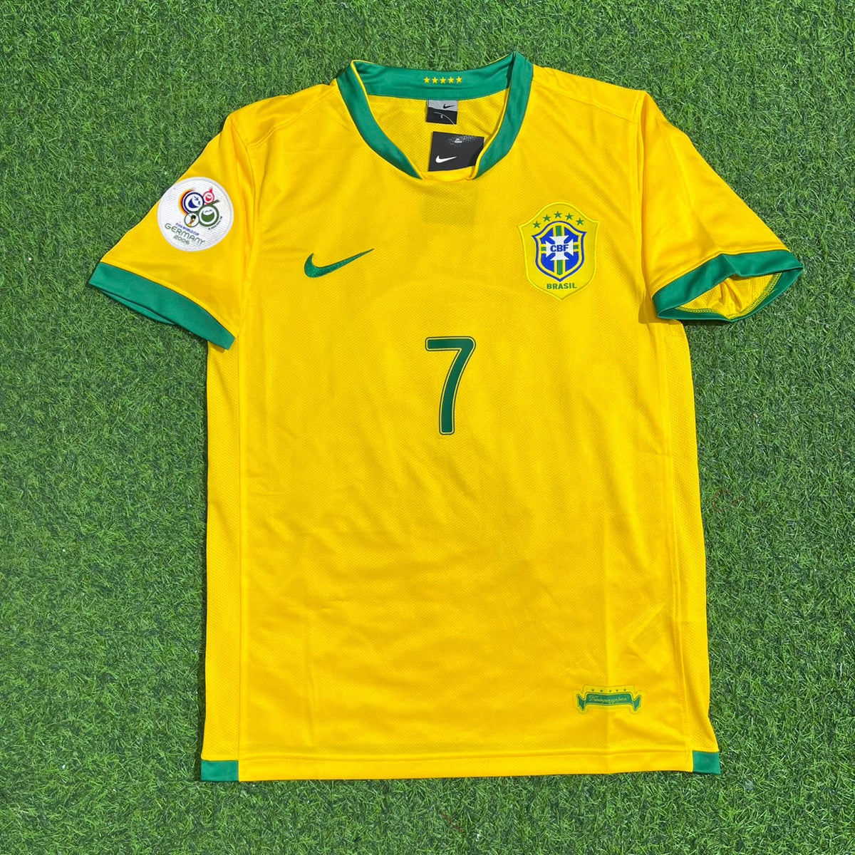 Adriano #7 Brazil 2006 World Cup Jersey Trikot