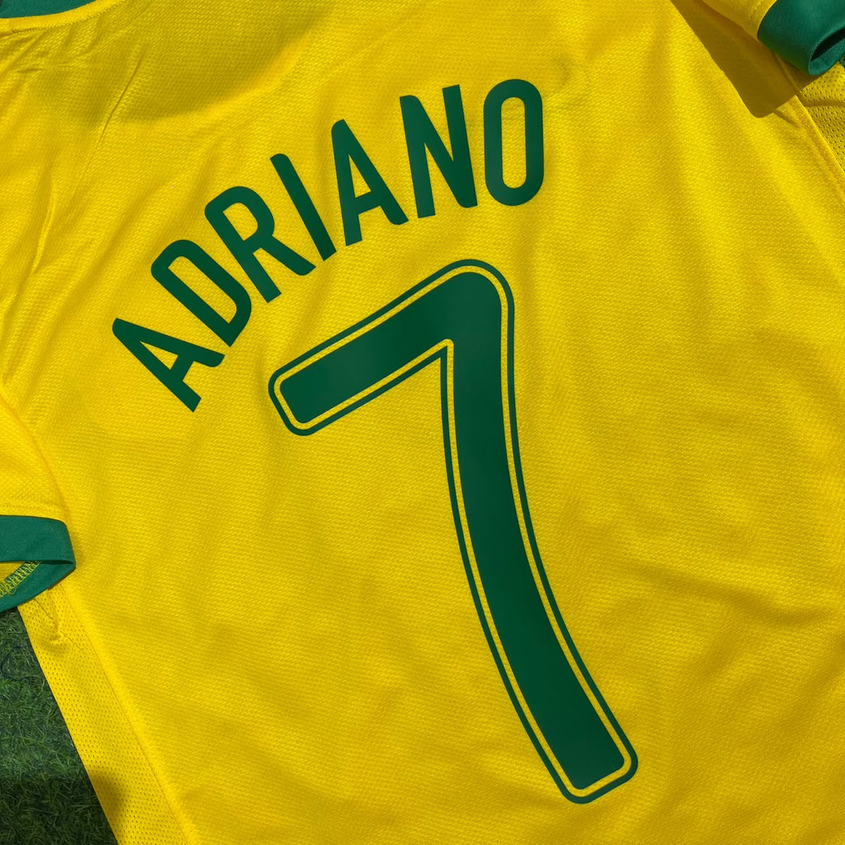 Adriano #7 Brazil 2006 World Cup Jersey Trikot
