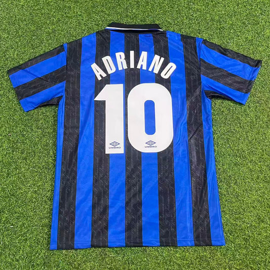 Adriano Inter Heim Retro Fußballtrikot