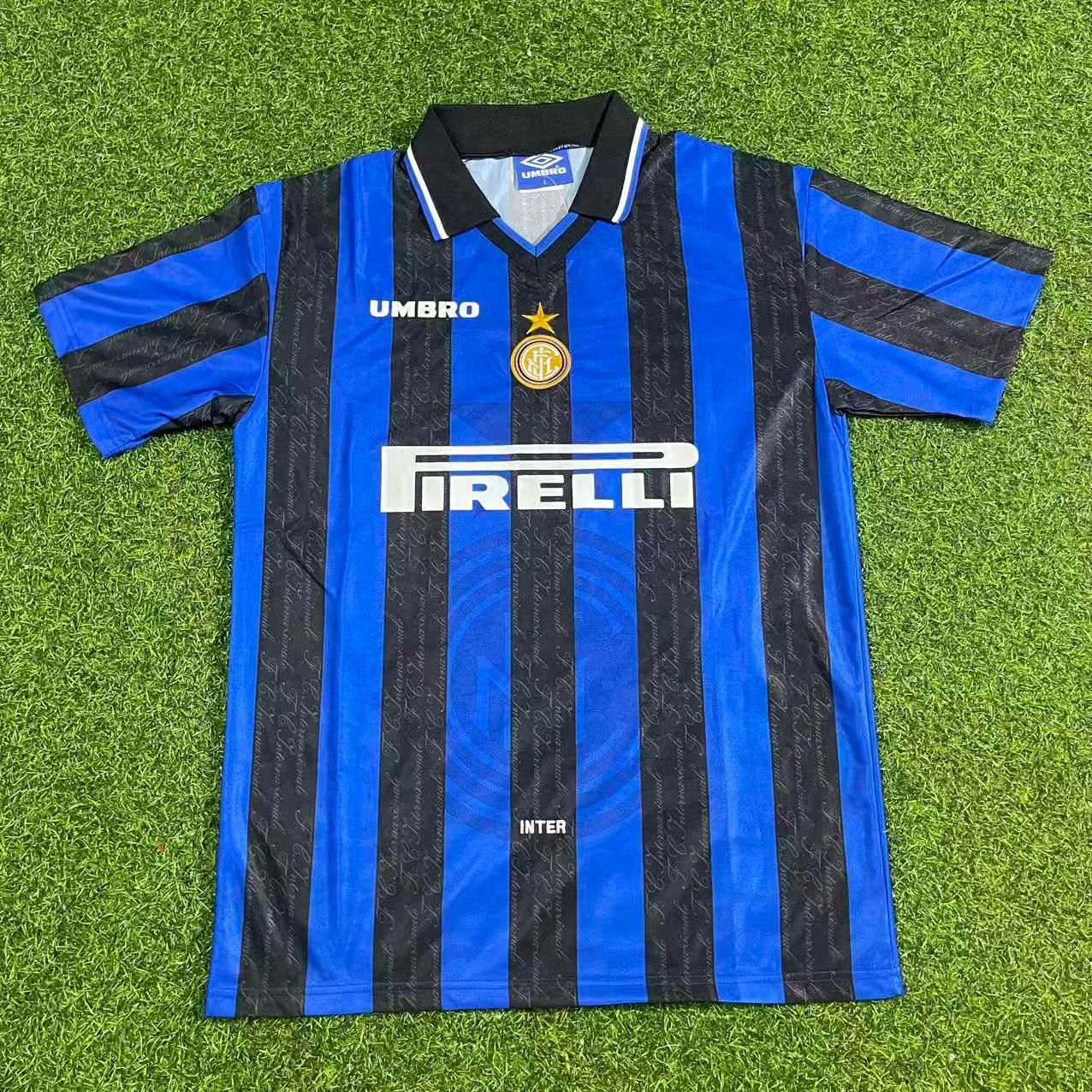 Adriano Inter Home Retro Football Jersey