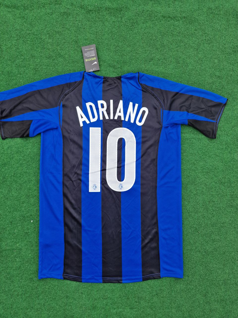 Adriano Inter Milan 2004-05 Retro Football Jersey Kit