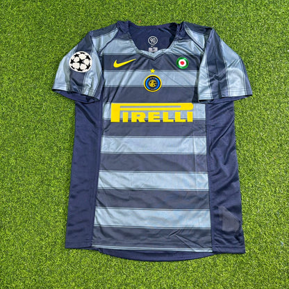 Adriano #10 Inter Milan 2004-05 Retro Football Jersey Kit