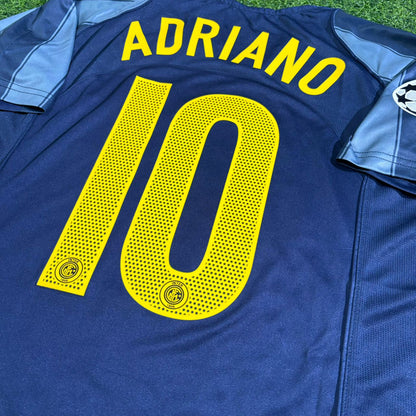 Adriano #10 Inter Milan 2004-05 Retro Football Jersey Kit