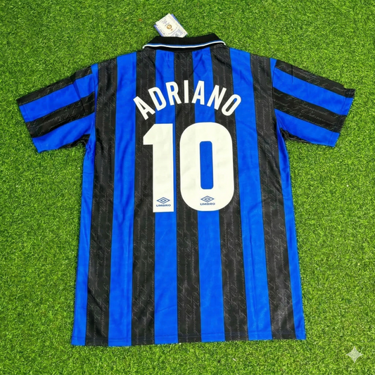 Adriano Inter Home Retro Football Jersey