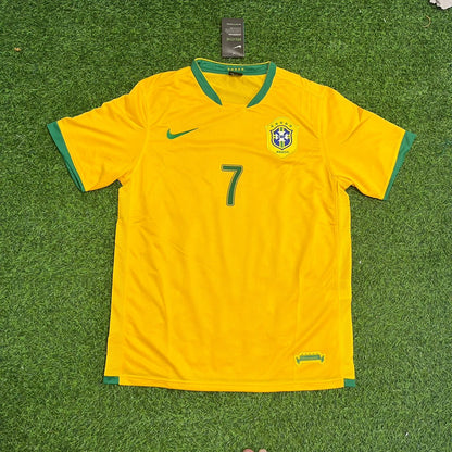 Adriano Leite Ribeiro Brazil 2006 World Cup Football Jersey Kit