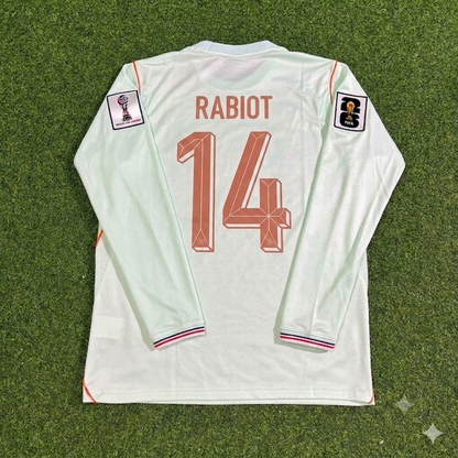 Adrien Rabiot #14 France 2026 World Cup Away Long Sleeve Jersey