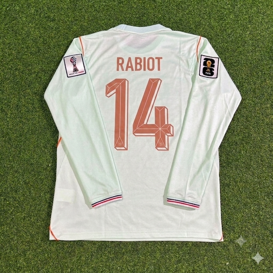Adrien Rabiot #14 France 2026 World Cup Away Long Sleeve Jersey
