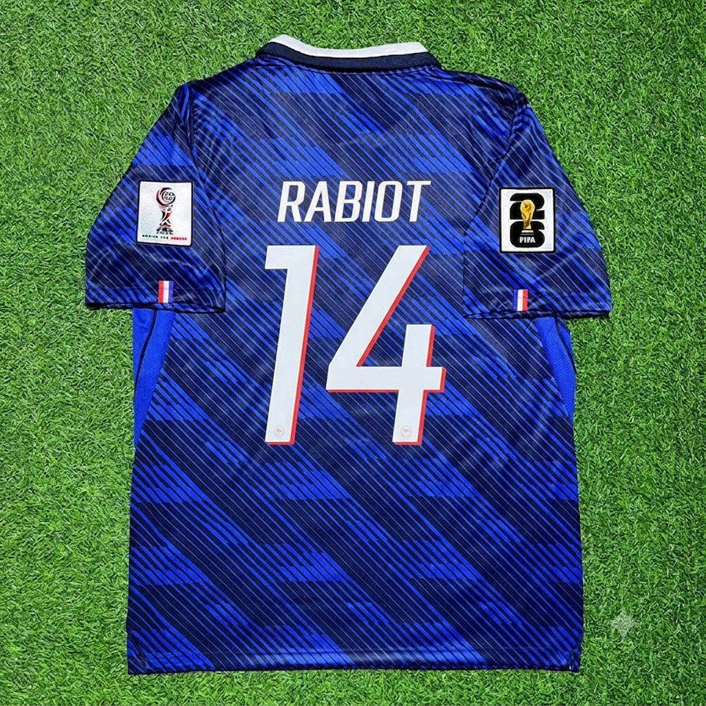 Adrien Rabiot #14 France Home 2026 World Cup Blue Football Jersey
