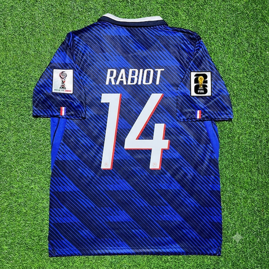 Adrien Rabiot #14 Frankreich Heim 2026 WM Blaues Fußballtrikot